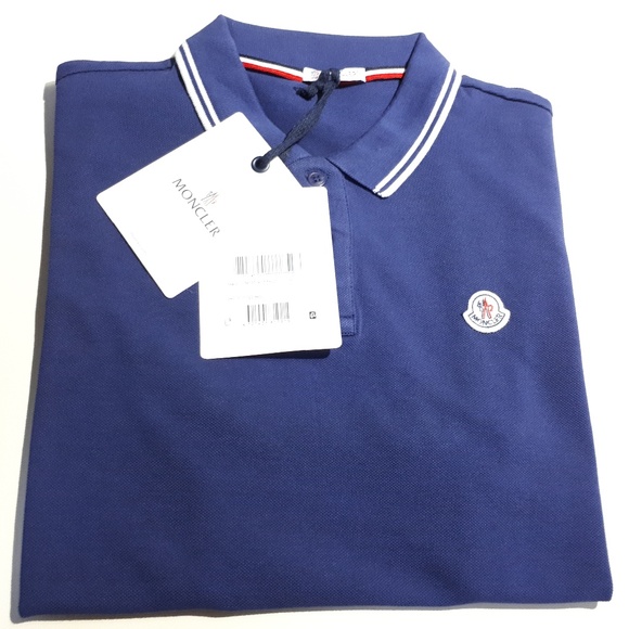 moncler polo navy blue